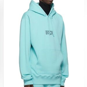 Helmut Lang Distort Blue Hoodie